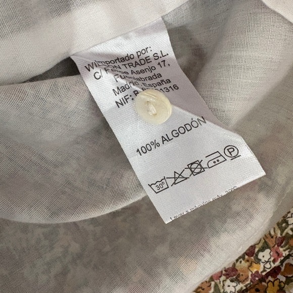 Newness Floral Dress Girls Lace Trim Party Casual Outfit Size 4 - Picture 3 of 10